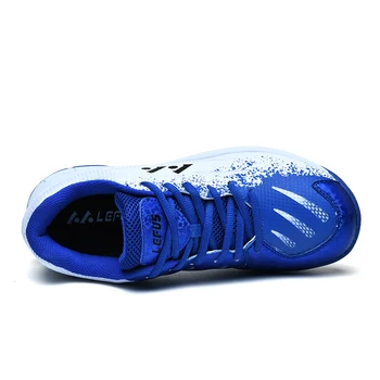 New Sosire Mens Badminton, Pantofi Anti-Alunecare Om Curtea Interioară Pantofi Verde Albastru Pentru Femei Pantofi Sport Brand Tenis De Masă Pantofi Pentru Bărbați