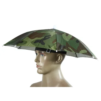 55cm Pliabil articole pentru acoperirea capului Umbrela Pescuit, Drumeții parasolar rezistent la apa Pălărie Capac de Camping, articole pentru acoperirea capului Capac de Divertisment în aer liber