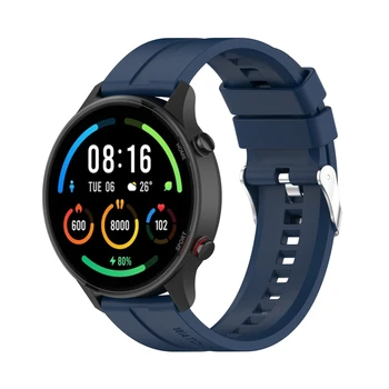 Curea de schimb Pentru XiaoMi Mi Curea de Ceas Silicon 22mm Watchband Pentru Haylou LS05S huawei GT 2 2e Galaxy Watch 3 Curea correa