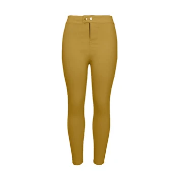 SUOJ 2021 Nou de Înaltă Talie Pantaloni de Creion Femei Stretch Skinny Glezna Elastic Lungime Culoare Solidă Birou Doamnă de Moda Casual Pantaloni