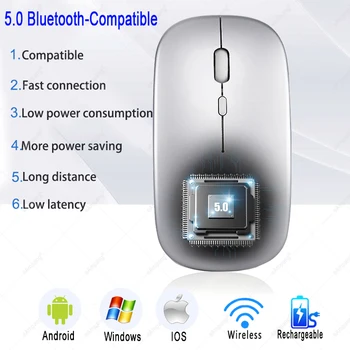Wireless Bluetooth-Compatibil Mouse-ul pentru Mackbook Air 13.3 13 14 Pro 13.3 15.6 16 Huawei Matebook 13 14 Xiaomi Redmibook 13 14